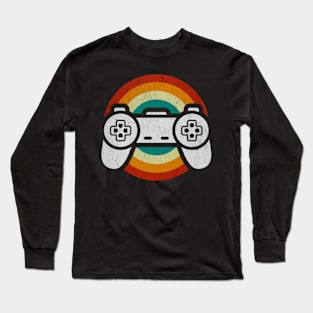 Retro Gamer Controller Long Sleeve T-Shirt